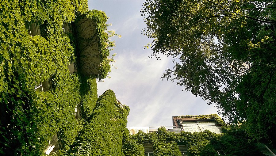 Innenhof des Wiener Boutiquehotels Stadthalle