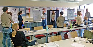 Beim Faculty Development Seminar erörterten TeilnehmerInnen aus Studiengängen der FHWien der WKW, wie die SDGs in Ausbildungsprogramme integriert werden können.