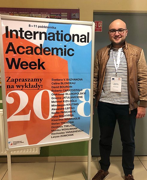 David Bourdin bei der International Week der Wroclaw University of Economics