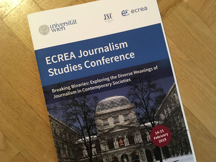Gisela Reiter auf der ECREA Journalism Studies Conference in Wien