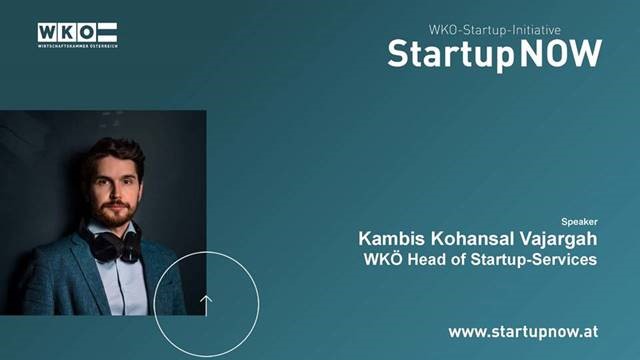 Kambis Kohansal Vajargah war als Speaker bei Startup NOW