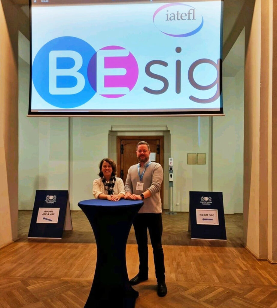 Linda Slattery and Andrew Pullen at the BEsig conference