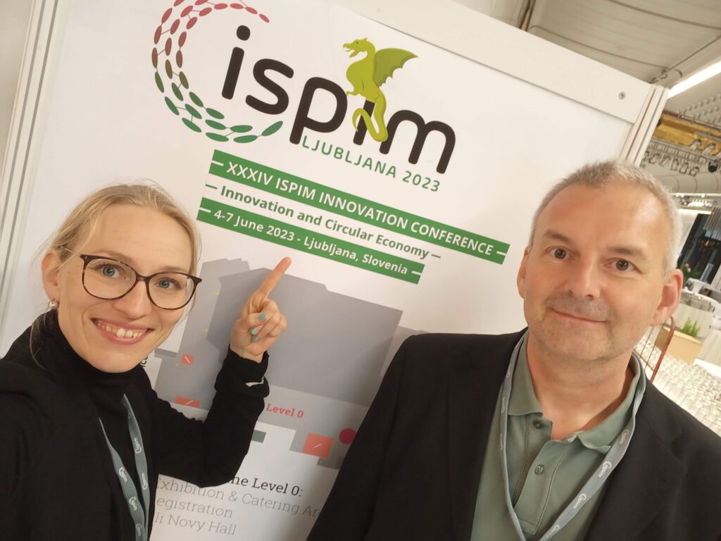 Dr. Maija Worek und Manfred J. Schieber bei der ISPIM 2023
