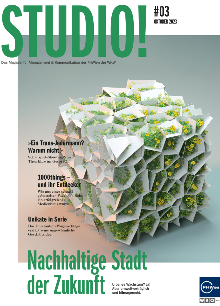 Cover der 3. STUDIO! Magazin-Ausgabe