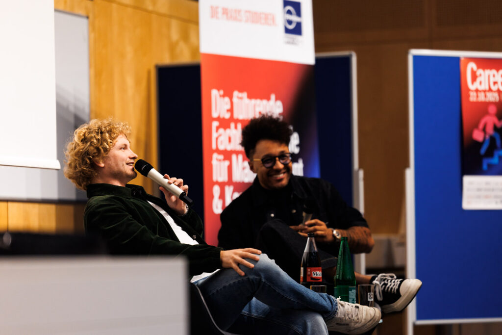 Ilja Jay Lawal & Dr. Bohl sprechen im Audimax über Personal Branding