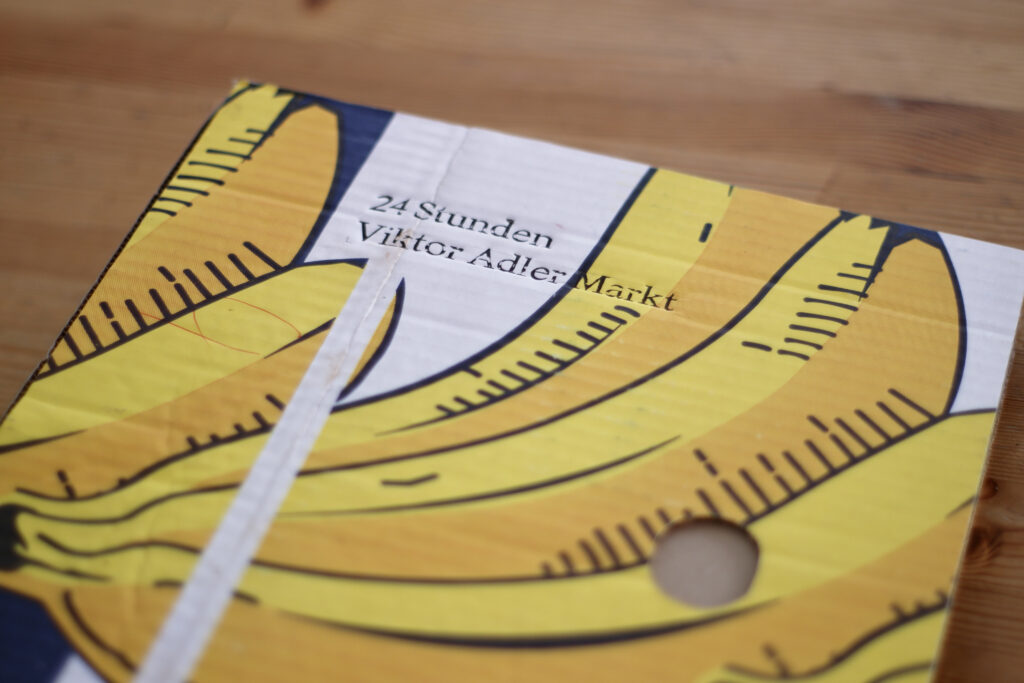 ein Magazincover: illustrierte Bananen