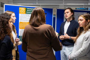 Posterpräsentationen der Studierenden des Studienbereichs Communication Management